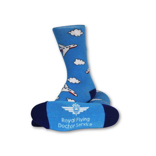 Flying Doctor Plane Socks