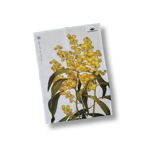 Australian Native Tea Towel - Golden Wattle