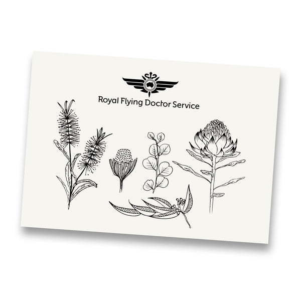 Native Flower Tea Towel Twin Pack