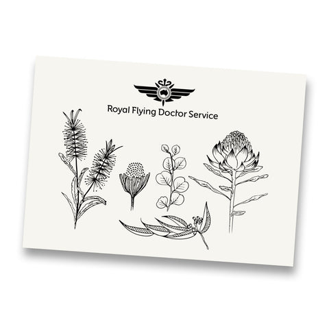 Native Flower Tea Towel Twin Pack