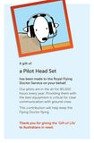 Gift of Life Card: Pilot Head Set